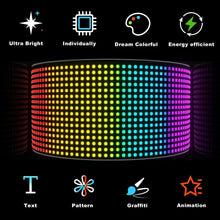 Load image into Gallery viewer, Smart LED Pixel Panel – Light Up Your Space with Custom Animations