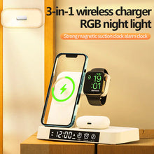 Load image into Gallery viewer, 3 In 1 Multifunction Wireless Charger Station
