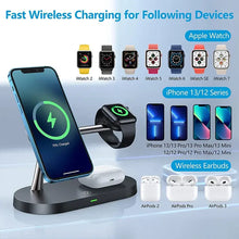 Load image into Gallery viewer, The Ultimate 3-in-1 Wireless Magnetic Charger Stand
