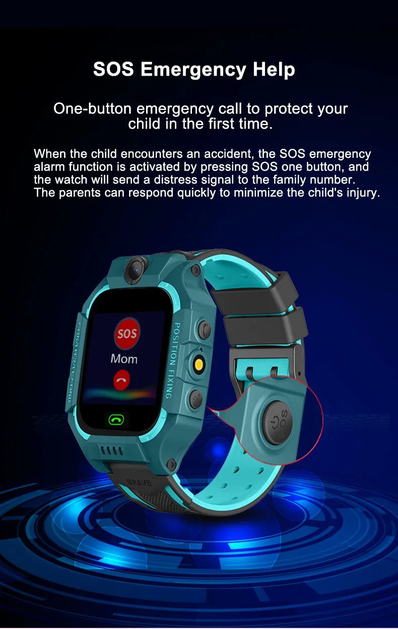 Kids GPS Smart Watch with Call & Safety Tracking