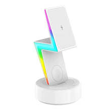 Load image into Gallery viewer, Lighting Fast 3-in-1 Magnetic Wireless Charging Station
