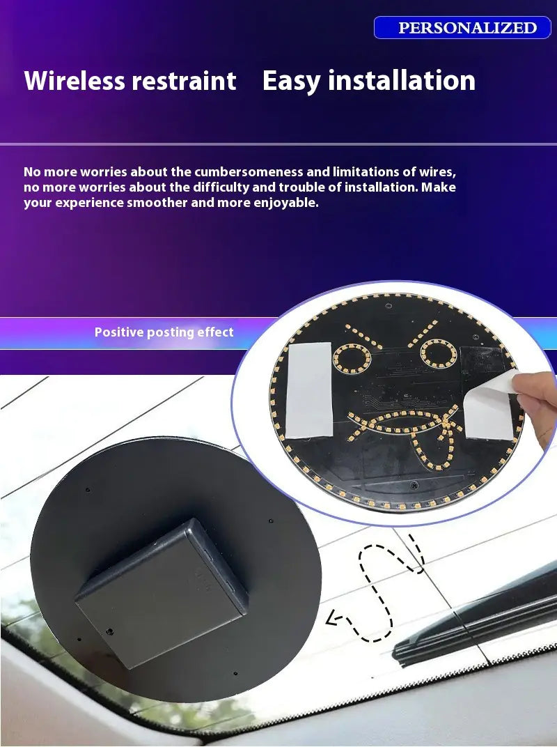 RoadMoods™ LED Rear Window Gesture Display