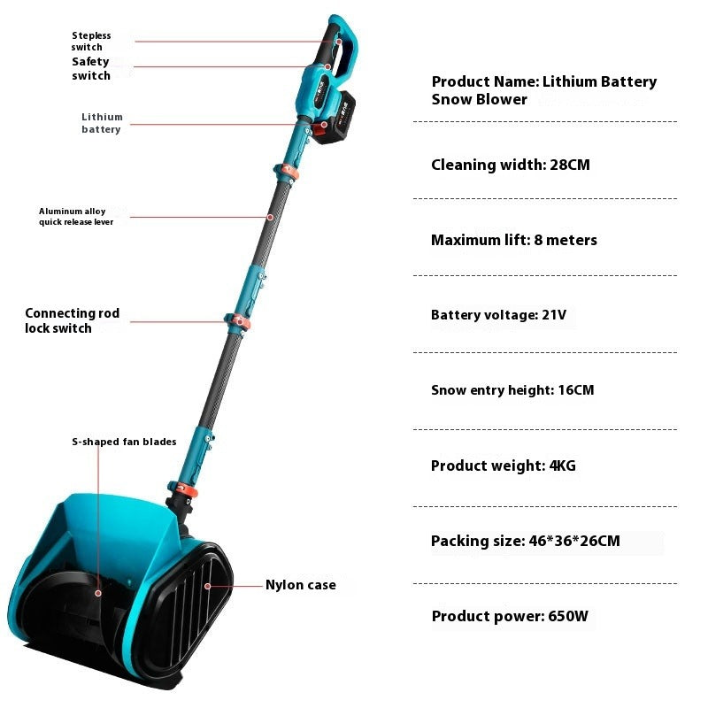 SnowLift Pro™ Cordless Snow Shovel