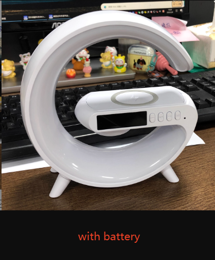 GlowDock™ 4-in-1 Wireless Charging Alarm Station