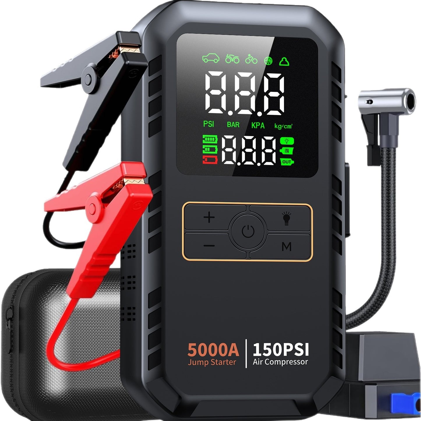 RoadReady Pro™ 4-in-1 Jump Starter & Tire Inflator