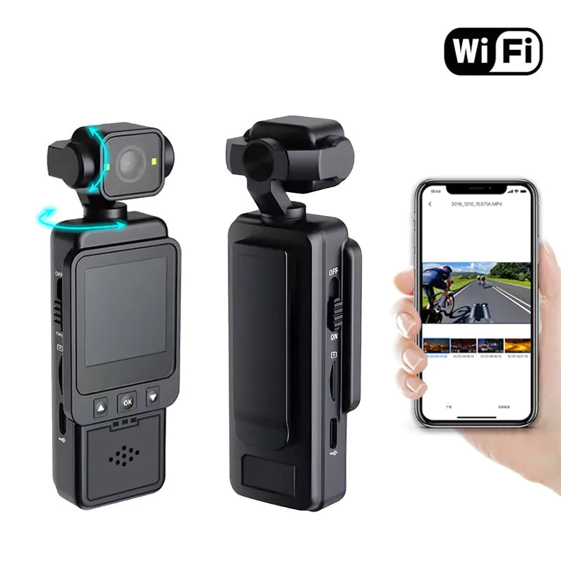 TrailView™ Pocket Action Cam – WiFi Cycling & Moto Camera