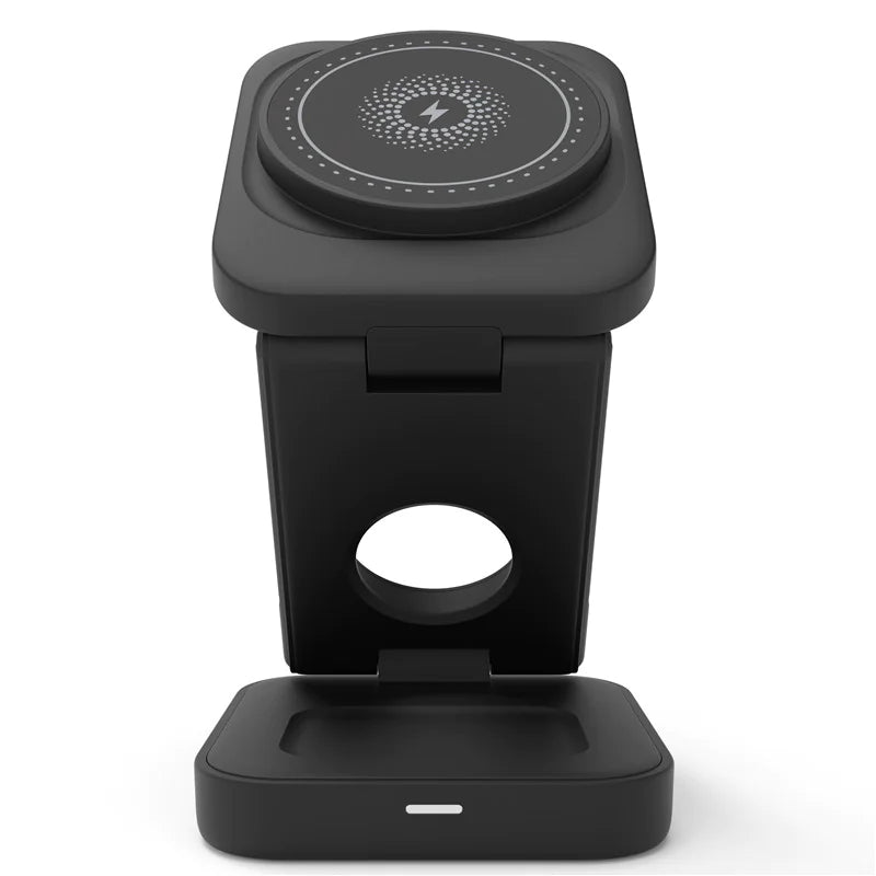 The On-the-Go 3-in-1 Foldable Wireless Charger