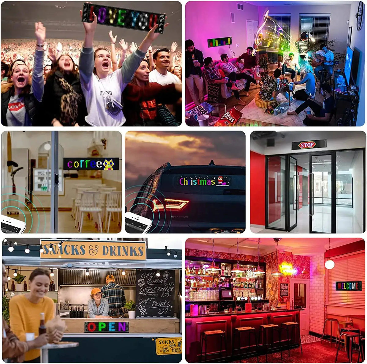 Smart LED Pixel Panel – Light Up Your Space with Custom Animations