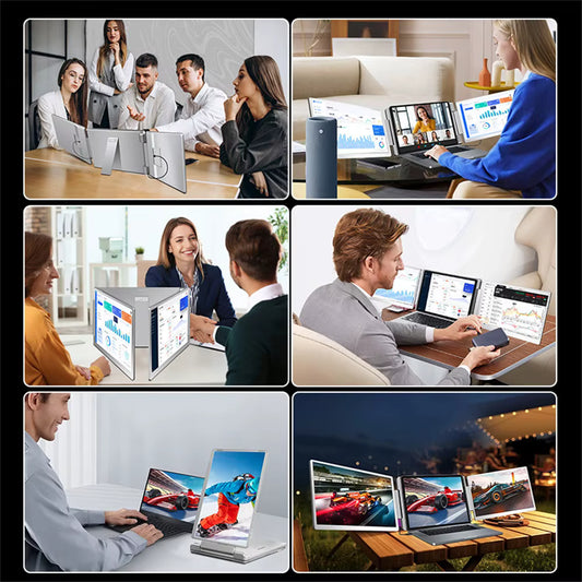 Nomad Pro: Triple-Screen Laptop Extender