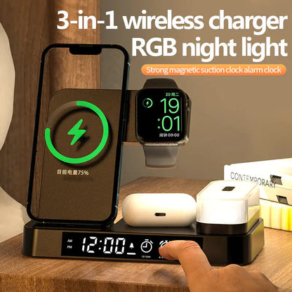 3 In 1 Multifunction Wireless Charger Station