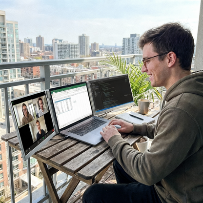 Nomad Pro: Triple-Screen Laptop Extender