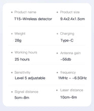 Load image into Gallery viewer, SpyLess™ Wireless Signal &amp; Camera Detector + Anti-Theft Device

