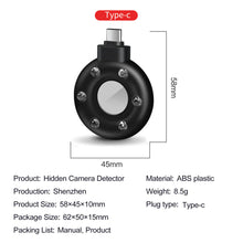 Load image into Gallery viewer, SpyLess™ Camera Detector – Portable Wireless Privacy Protection
