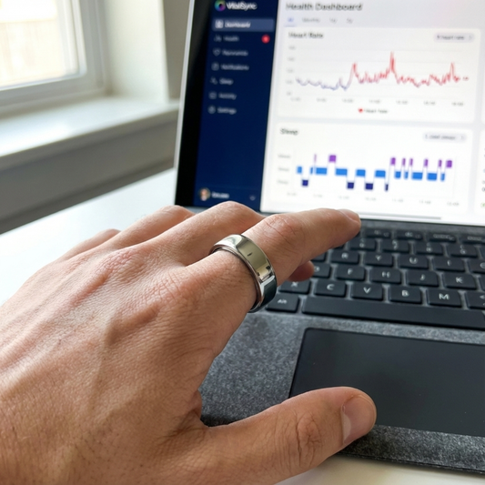 VitalSync™ Smart Health Ring – Track Your Wellness 24/7 in Style