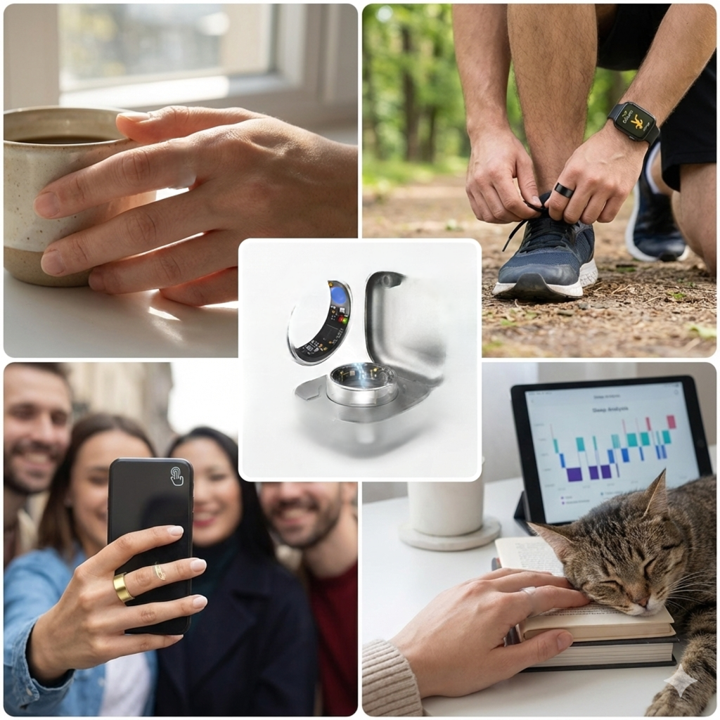 VitalSync™ Smart Health Ring – Track Your Wellness 24/7 in Style