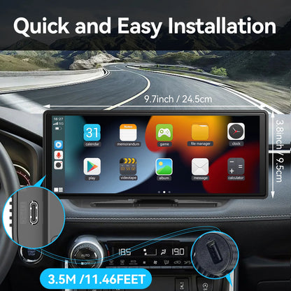 DriveHub Pro™ 4K CarPlay Dash Display