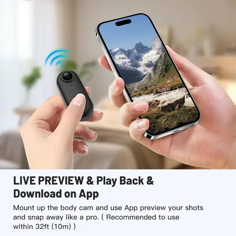 ClipCam Lite™ – Portable Body Camera for Everyday Use