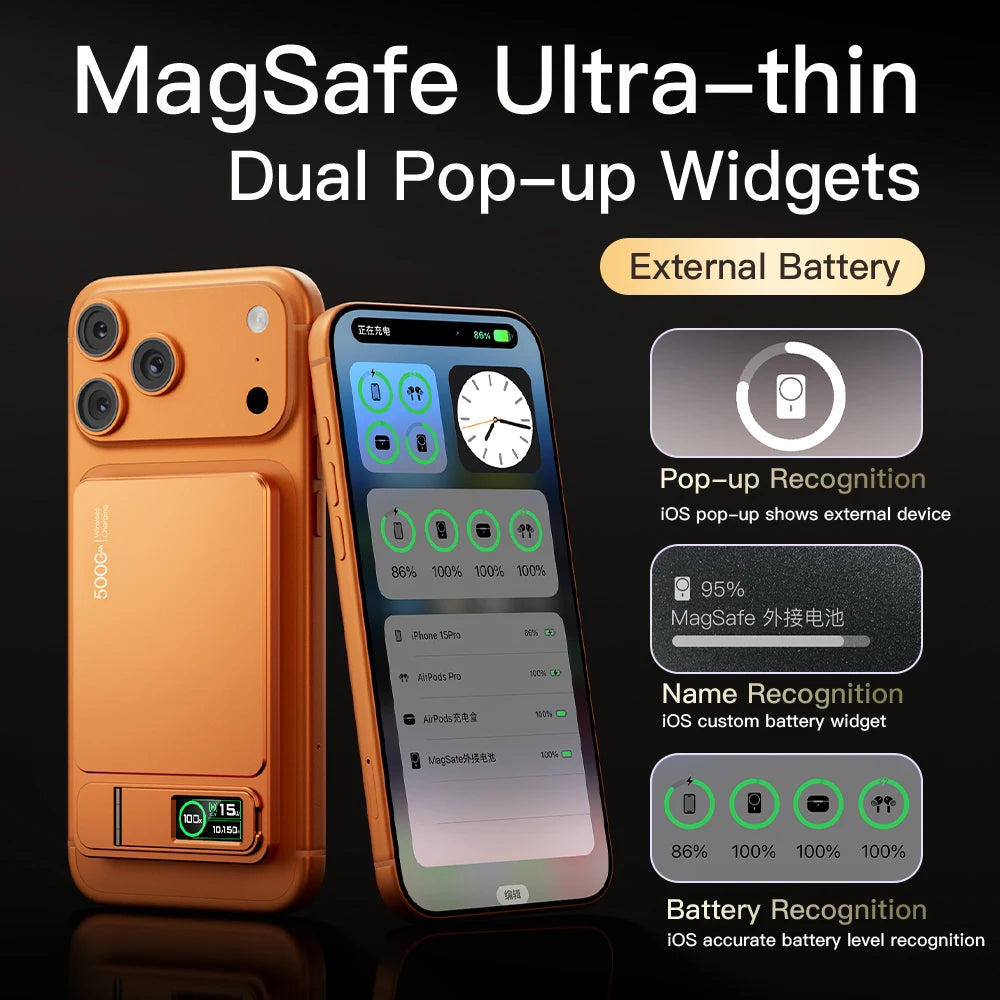 MagCharge Pro™ 10,000mAh Magnetic Power Bank