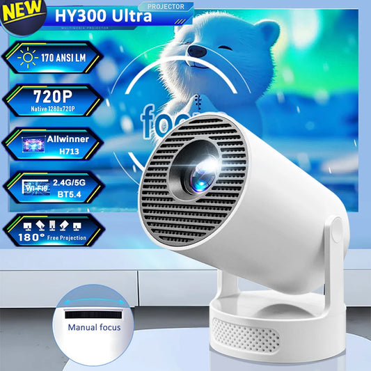 The VisionPro Mini 4K™ Smart HD Projector