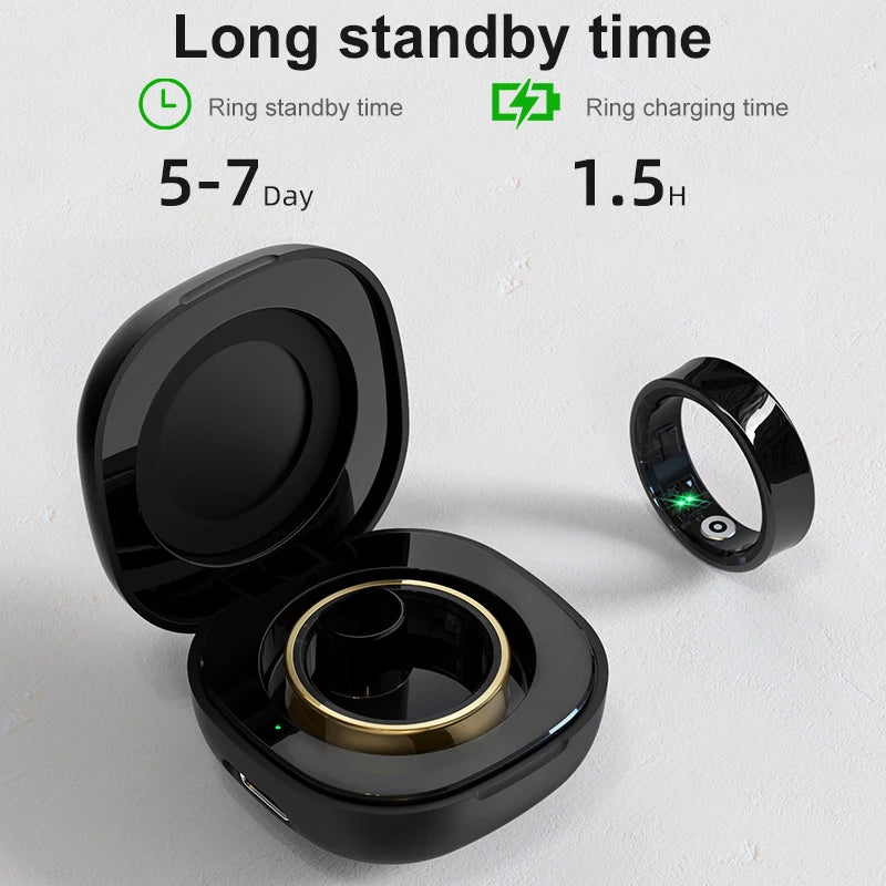 VitalSync™ Smart Health Ring – Track Your Wellness 24/7 in Style