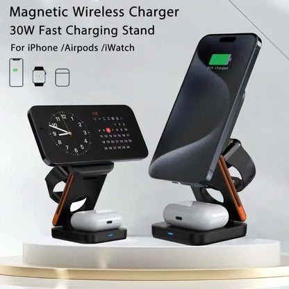 The MagFold™ Tri-Charge Station