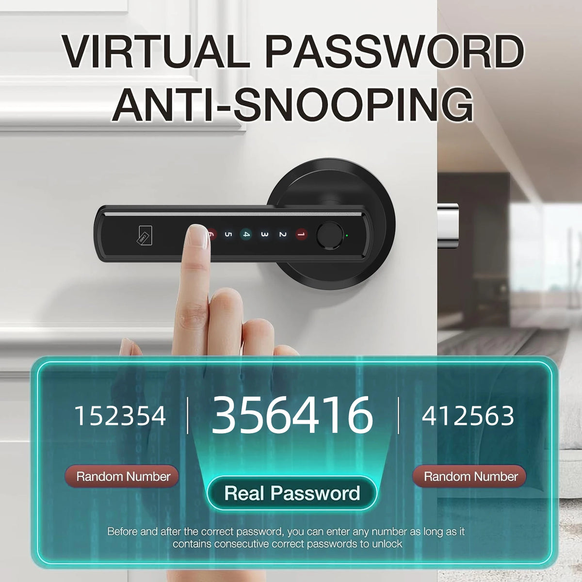 HostSecure™ Smart Indoor Bedroom Door Lock
