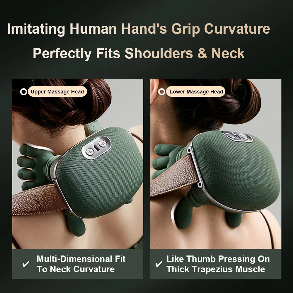ReliefHug™ Heated Neck & Shoulder Massager