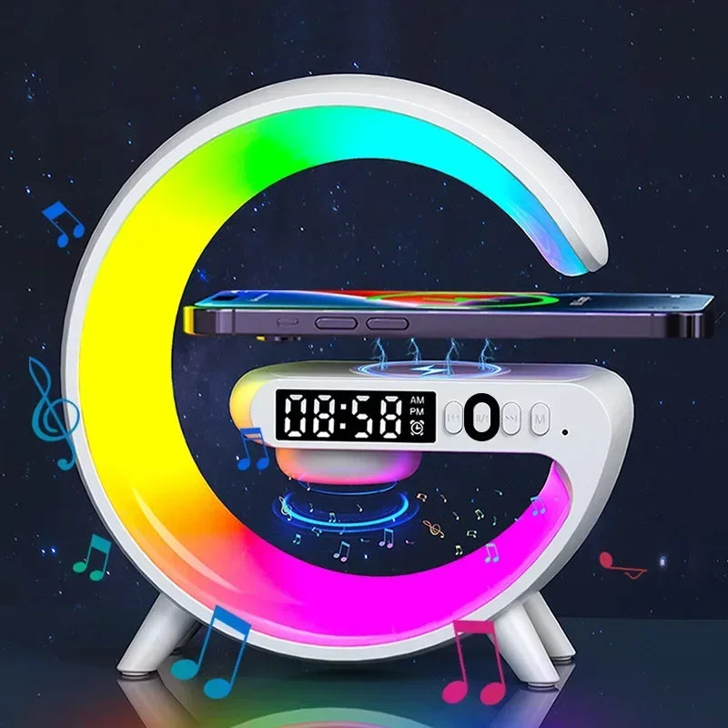 GlowDock Pro™ 5-in-1 Smart Bedside Charger