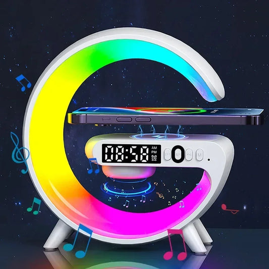 GlowDock Pro™ 5-in-1 Smart Bedside Charger
