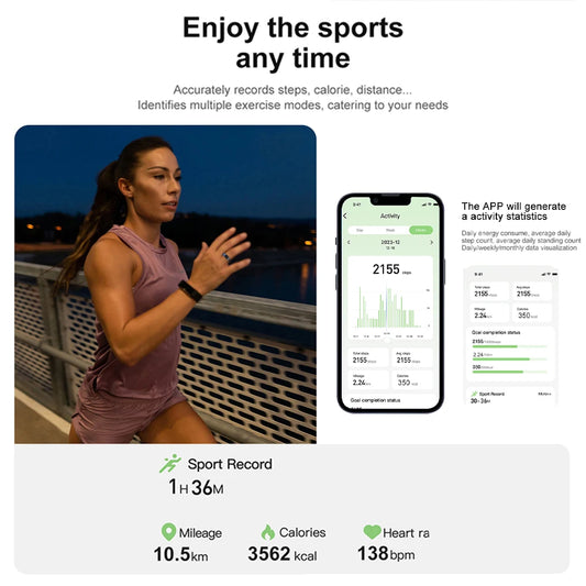 VitalSync™ Smart Health Ring – Track Your Wellness 24/7 in Style