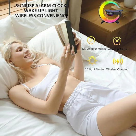 GlowDock Pro™ 5-in-1 Smart Bedside Charger