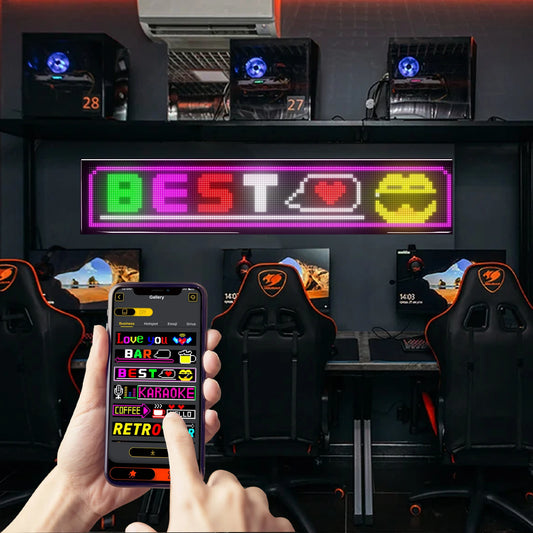 Smart LED Pixel Panel – Light Up Your Space with Custom Animations