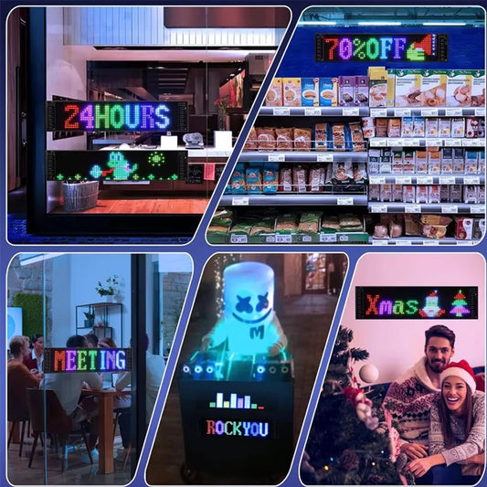 Smart LED Pixel Panel – Light Up Your Space with Custom Animations