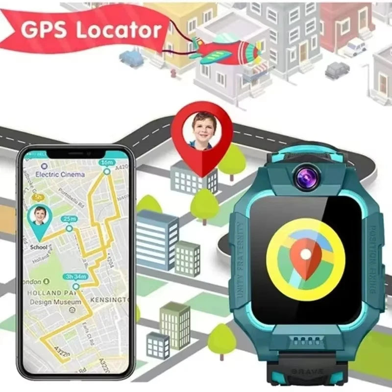 Kids GPS Smart Watch with Call & Safety Tracking