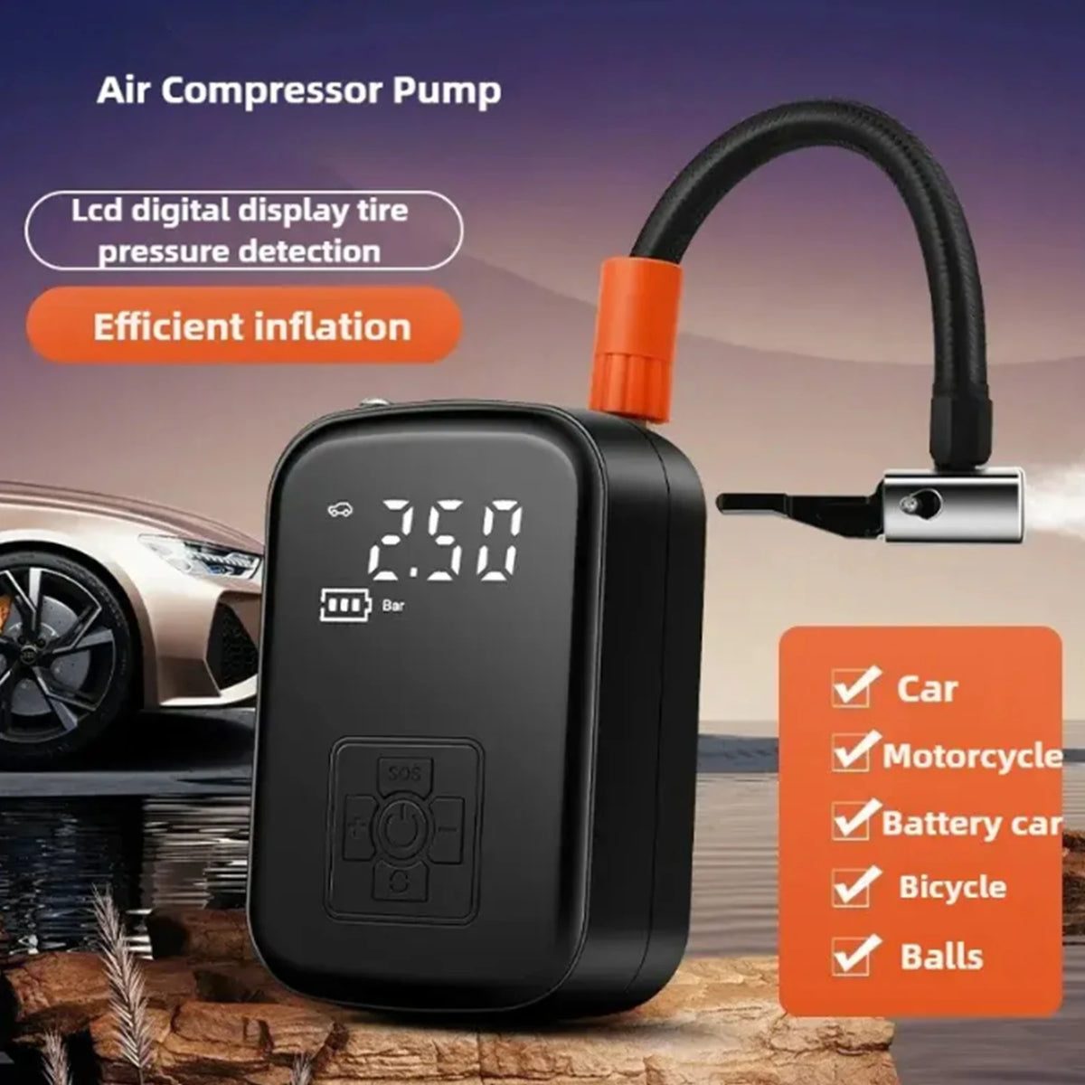 AirBolt™ – The Cordless Tire Inflator You’ll Always Want in Your Car