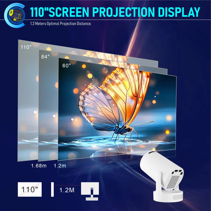 The VisionPro Mini 4K™ Smart HD Projector