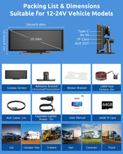 Load image into Gallery viewer, The DriveHub™ 4K CarPlay &amp; Dash Cam Display
