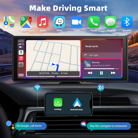DriveHub Pro™ 4K CarPlay Dash Display