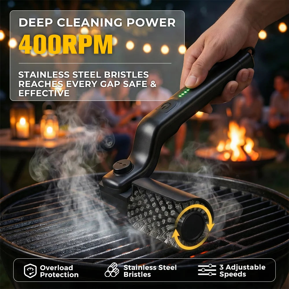 GrillForce Pro™ Electric BBQ Cleaning Brush
