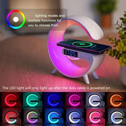 GlowDock Pro™ 5-in-1 Smart Bedside Charger
