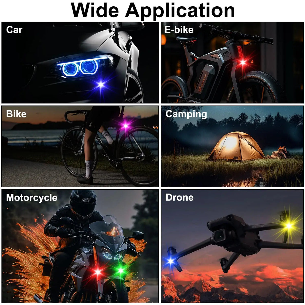 FlashPod Pro™ Wireless LED Strobe Lights — 4 Pack