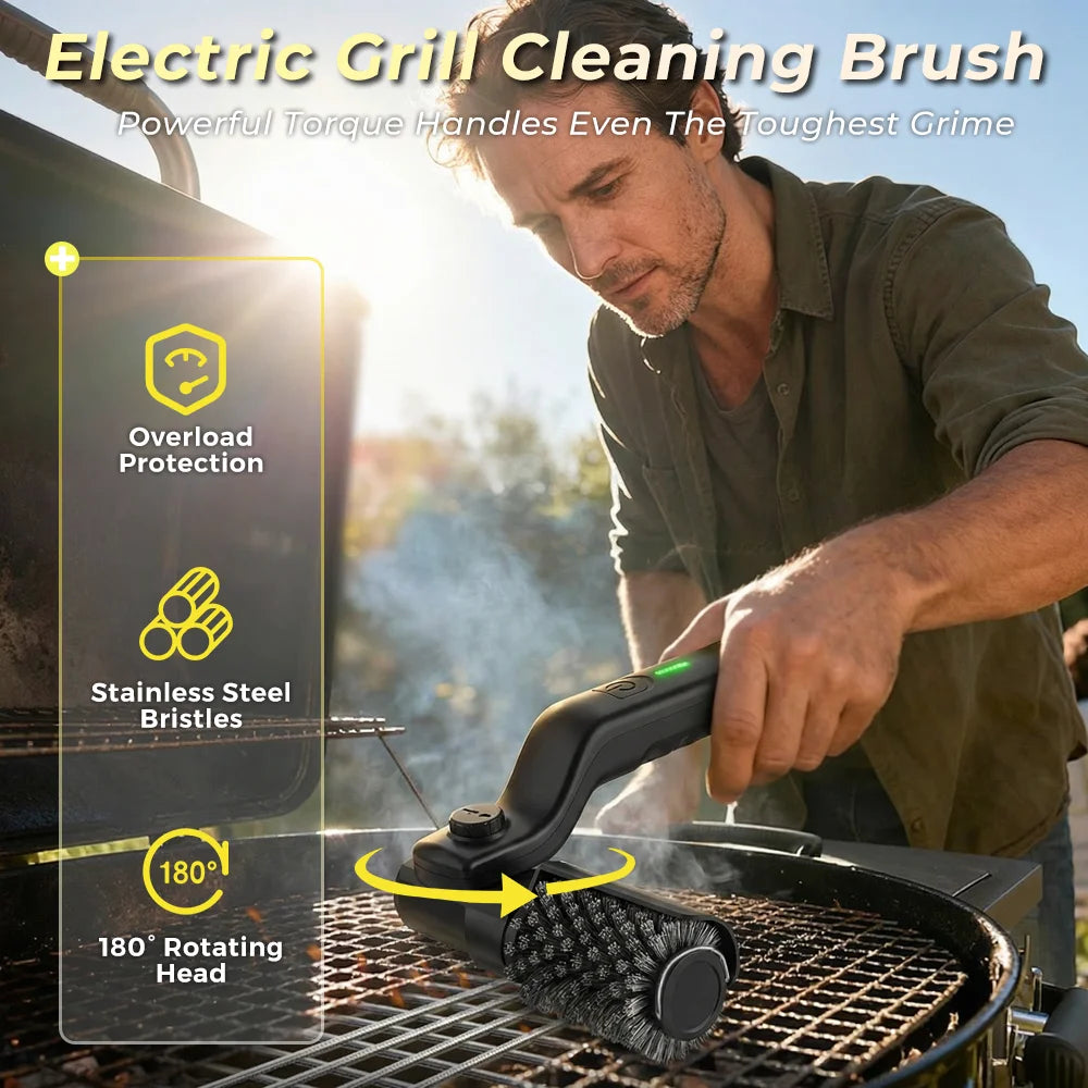 GrillForce Pro™ Electric BBQ Cleaning Brush