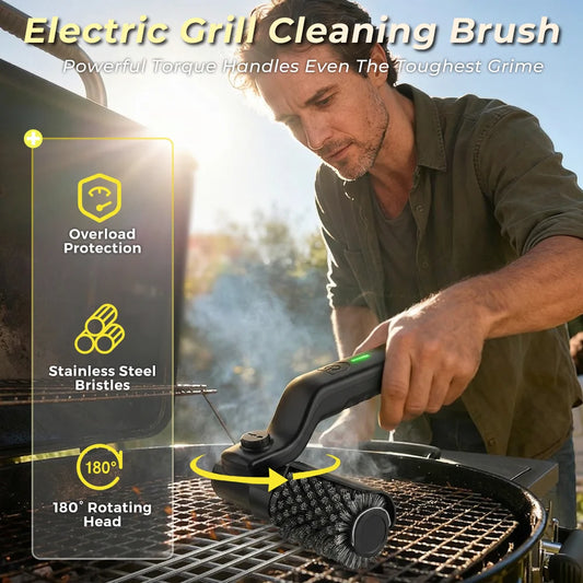GrillForce Pro™ Electric BBQ Cleaning Brush