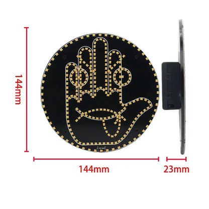 RoadMoods™ LED Rear Window Gesture Display