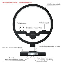 Load image into Gallery viewer, Wireless Charger Table Lamp
