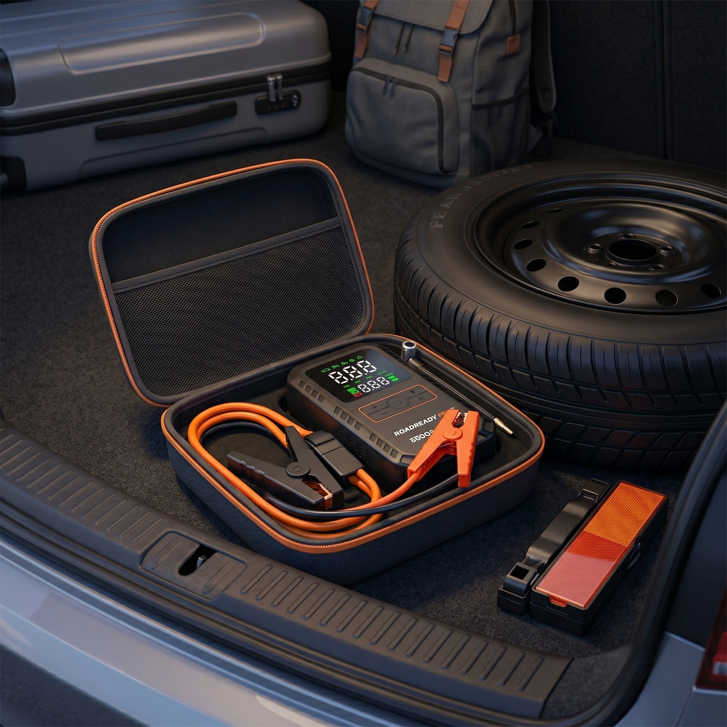RoadReady Pro™ 4-in-1 Jump Starter & Tire Inflator