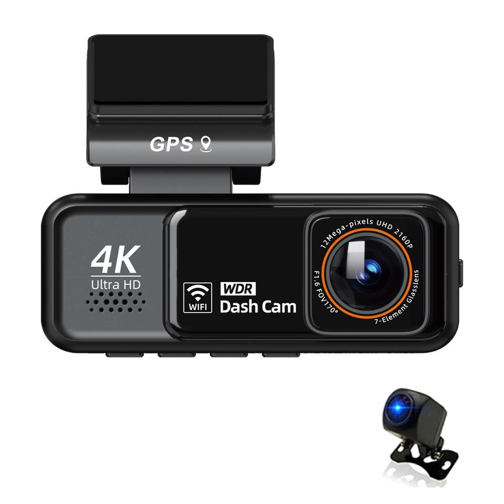 RoadGuard 4K™ Dual Dash Cam + GPS