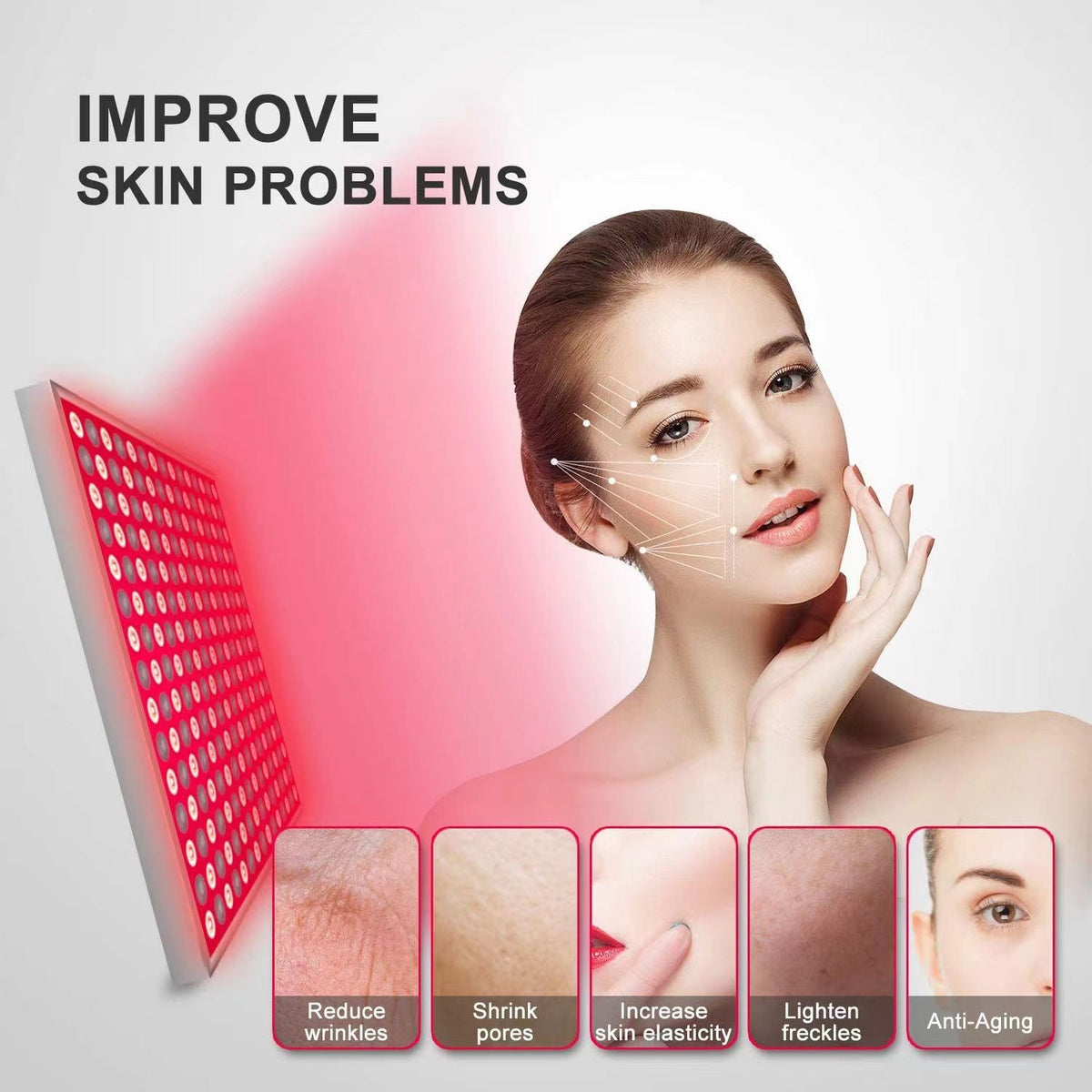 GlowRecover Pro™ Red Light Therapy Panel