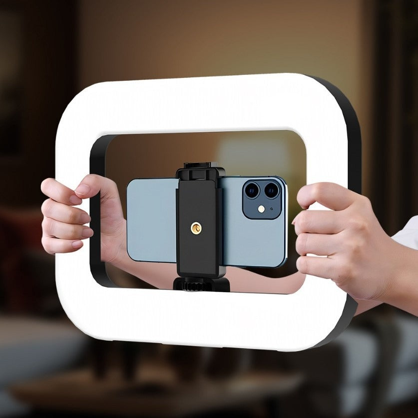 GlowFrame™ Creator Studio Light & Phone Stand