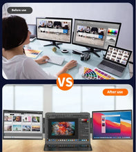 Load image into Gallery viewer, Nomad Pro: Triple-Screen Laptop Extender

